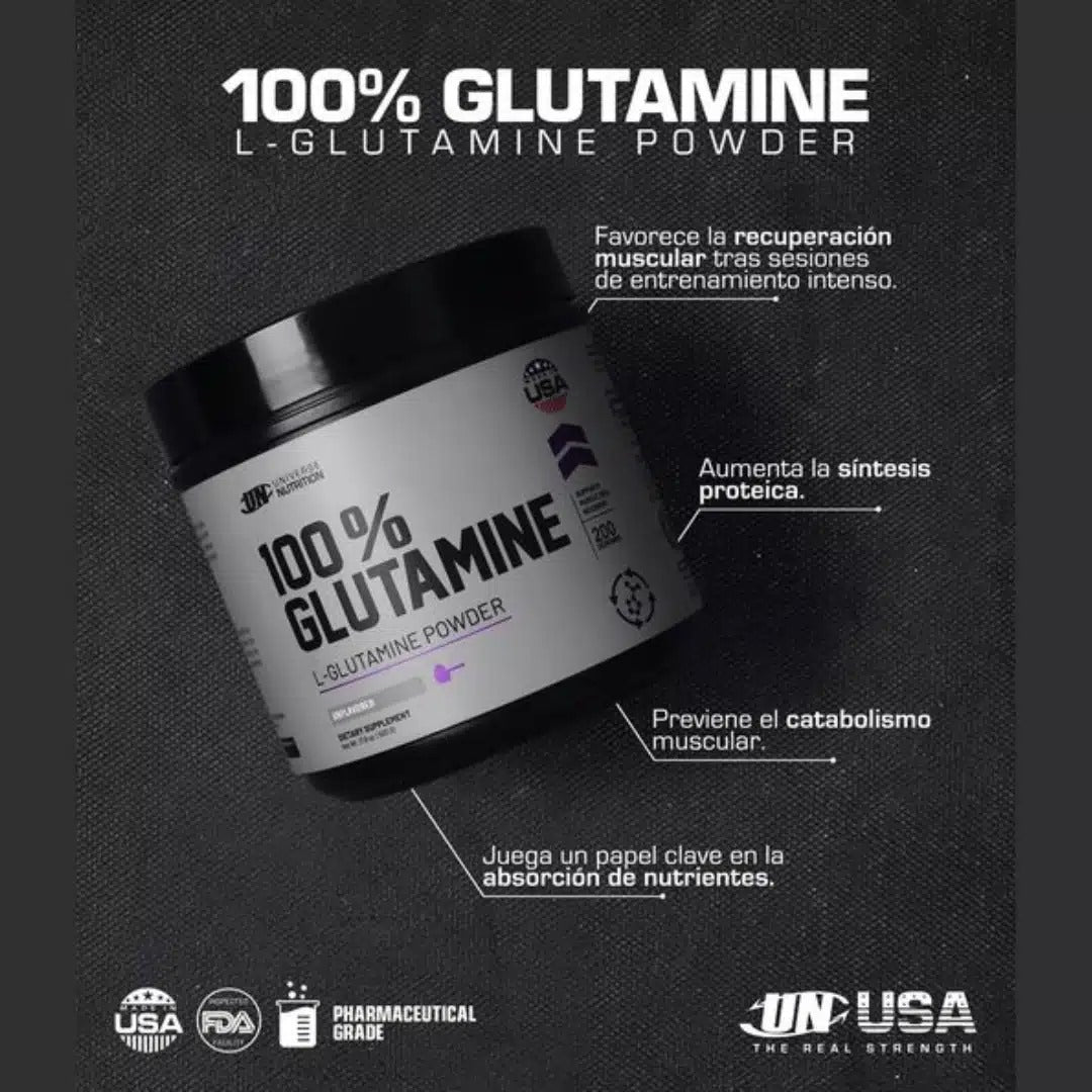 100% Glutamine - Universe Nutrition - 500gr