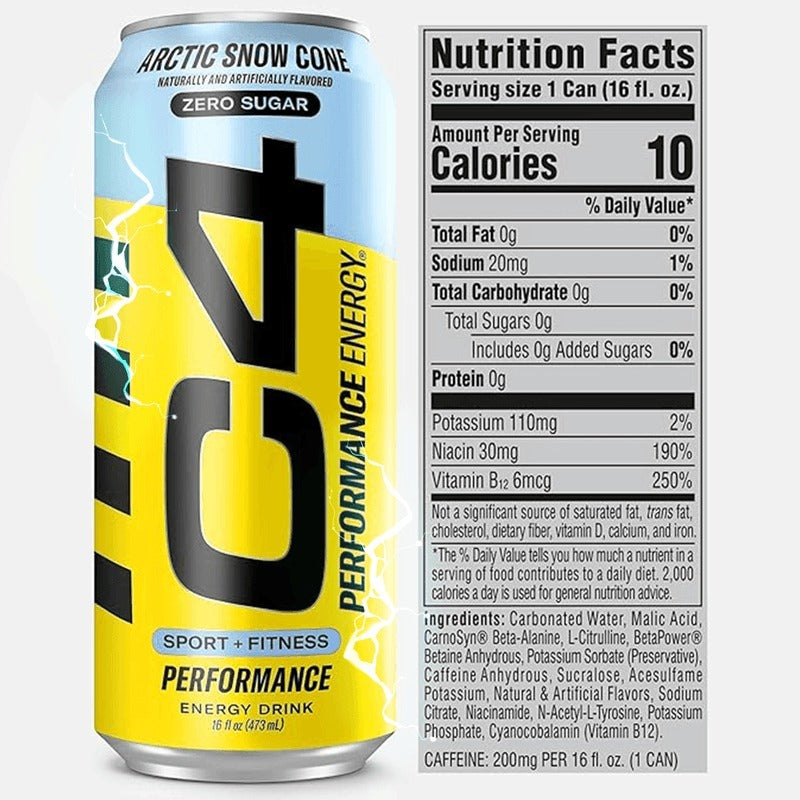 C4 Energy Artic Snow Cone 473ml