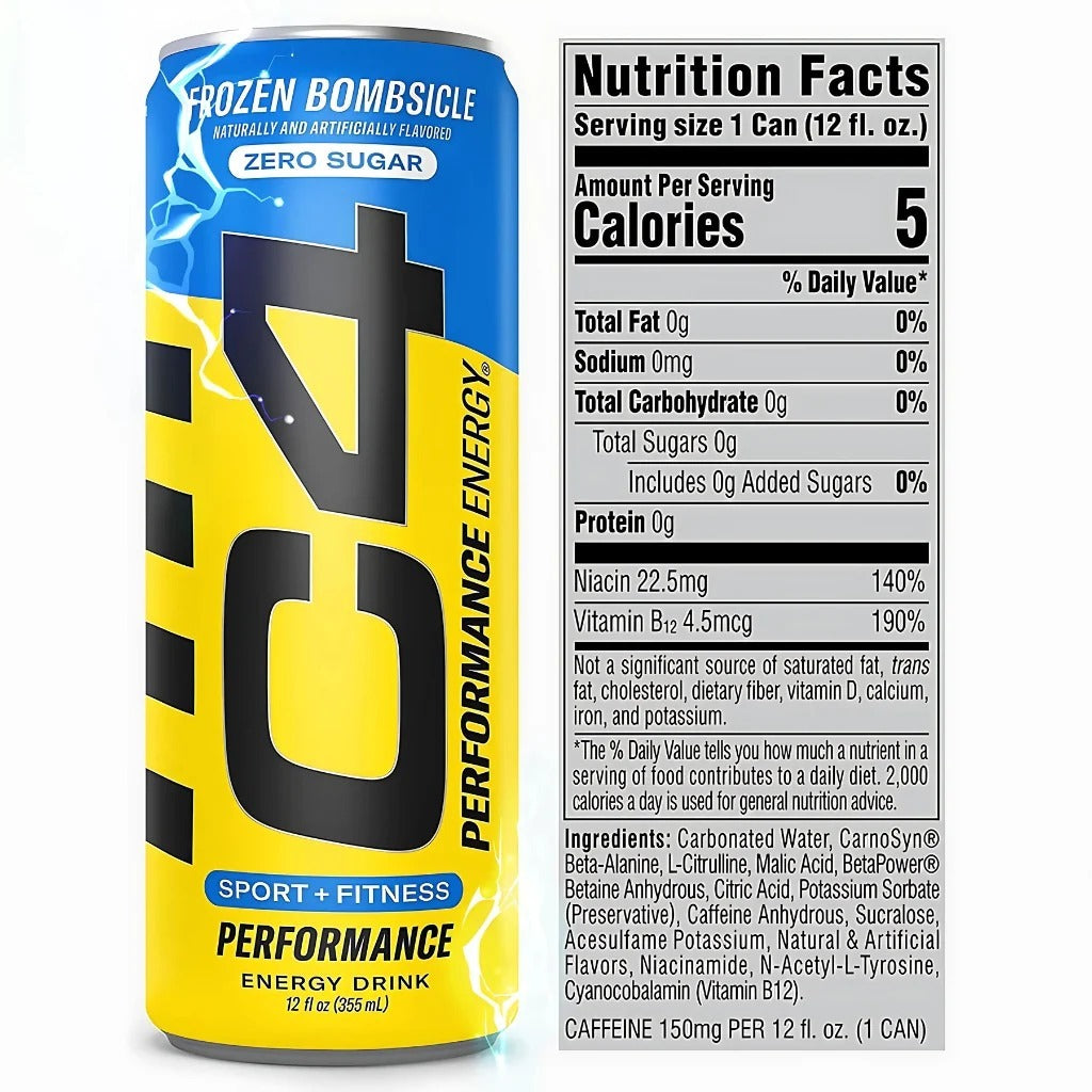 C4 Energy Frozen Bombsicle 473ml