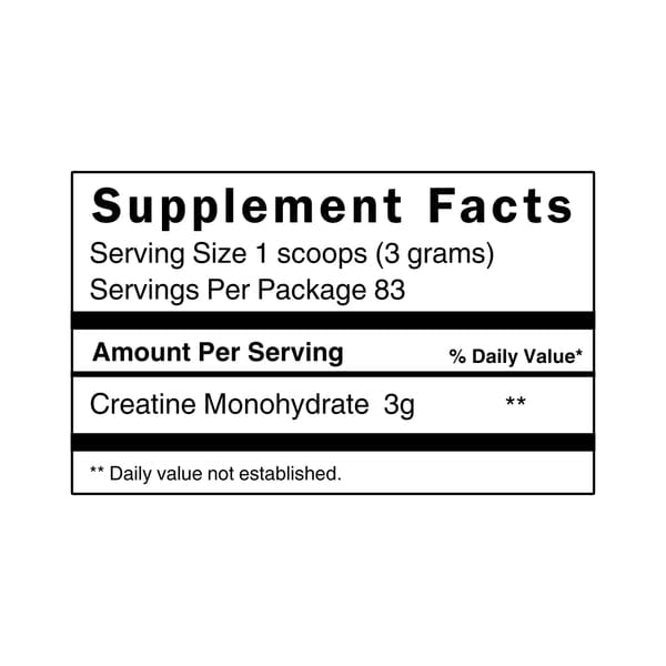 Creatina Monohidrata My Protein - 250gr