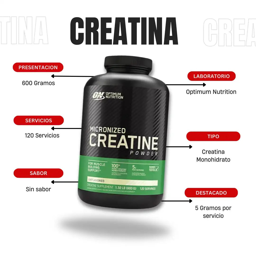 Creatina Optimum Nutrition 600gr