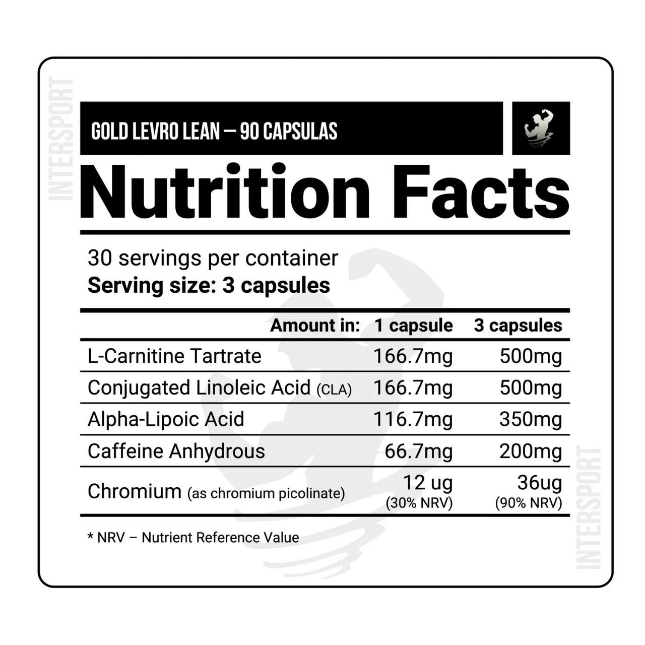 Gold Levrolean/ Kevin Levrone/ 90 tabletas