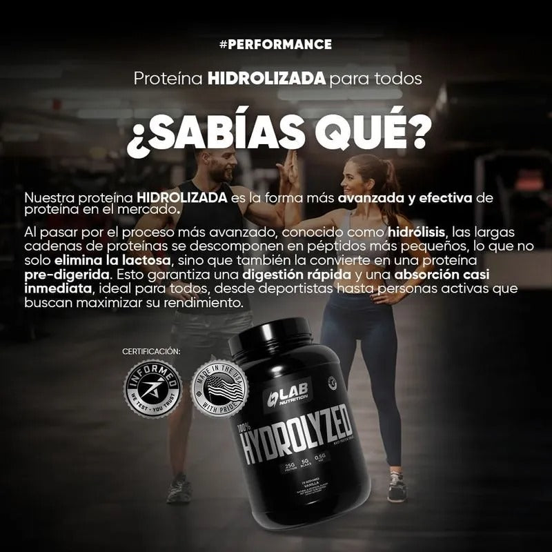 Hydrolyzed Isolate Lab Nutrition 2LB