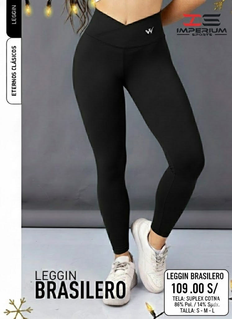 Leggin Brasilero / Work Out / Negro