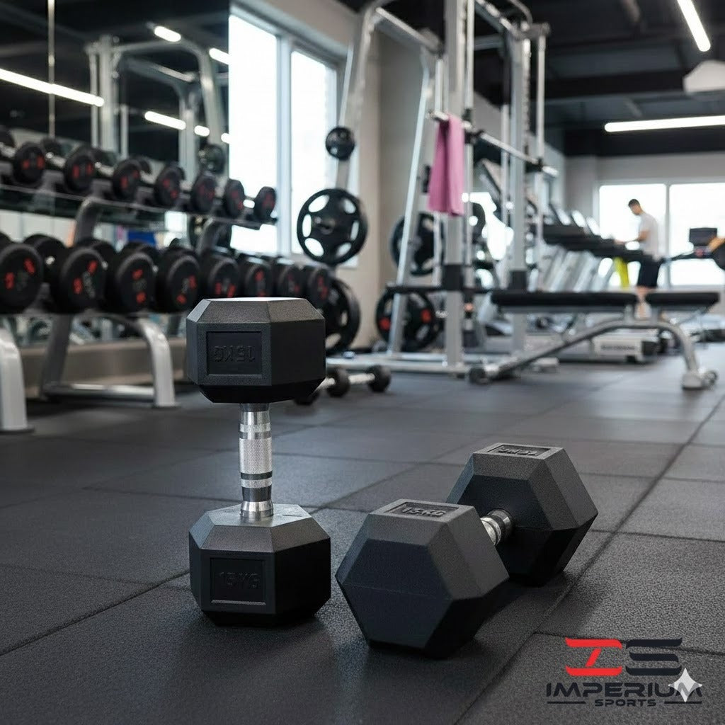 MANCUERNAS HEXAGONAL DE 15KG / PAR