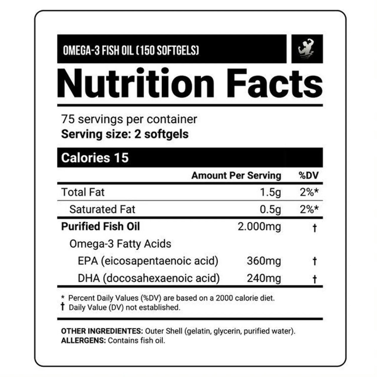 Omega 3/ Nutrabio 150 capsulas