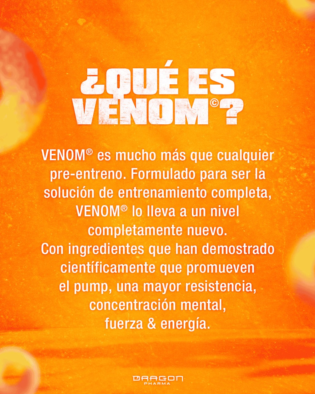 Pre-Entreno Venom/ Dragon Pharma