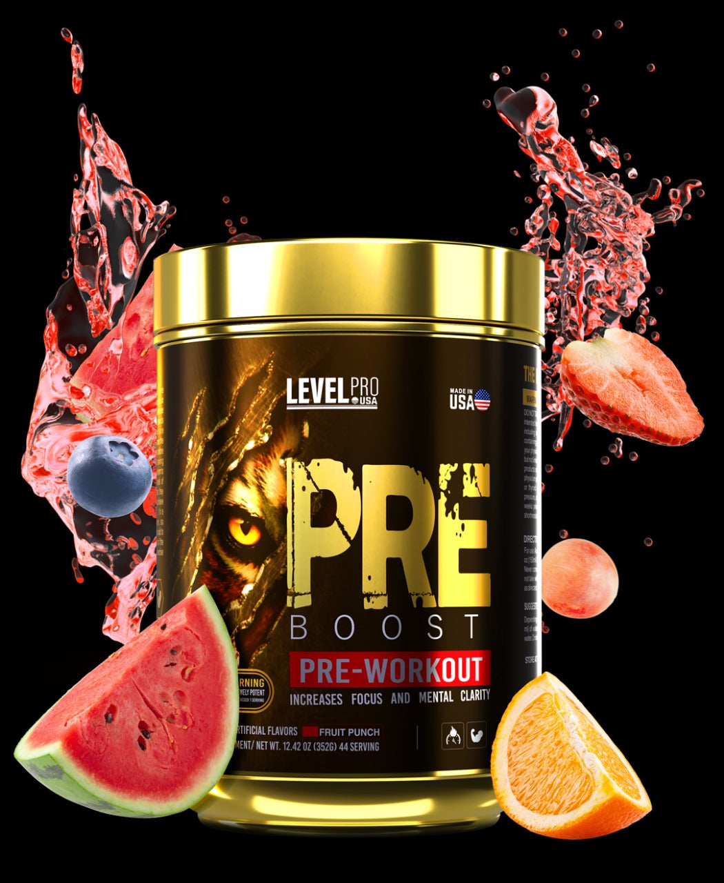 Pre-Entreno/ PreBoost / Level Pro