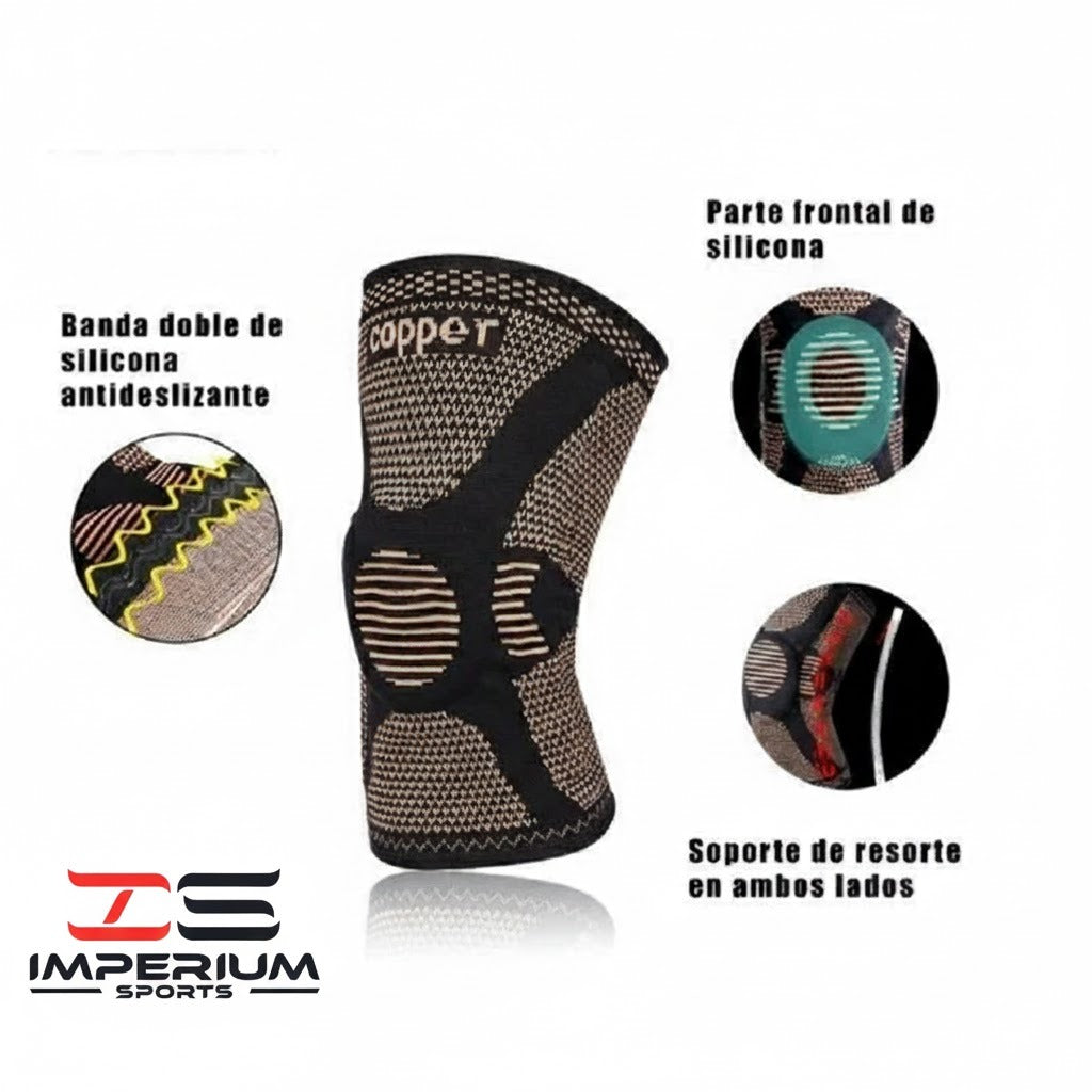 RODILLERA CON HILOS DE COBRE - VARILLAS Y GEL