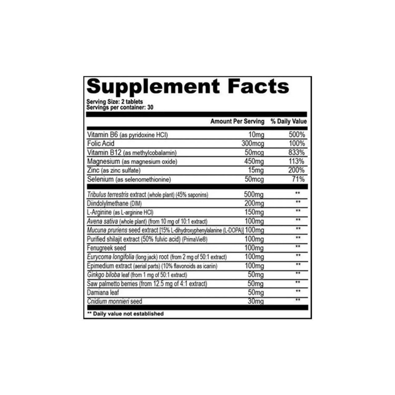 Testrol Gold 60 tabletas