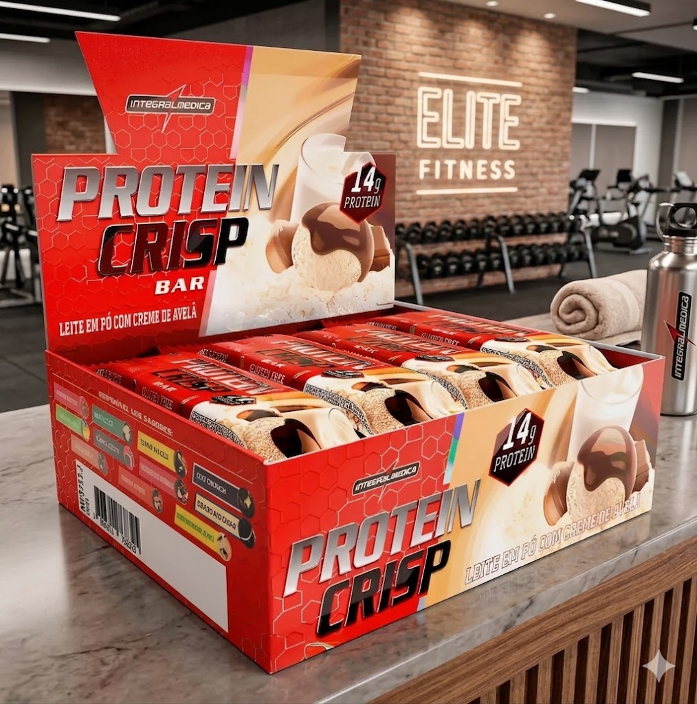 Barra Protein Crisp - Caja X 12 Unidades