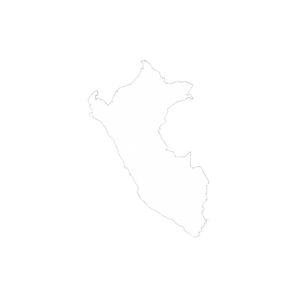 Icono blanco de la silueta del mapa del Perú, representando envíos y cobertura a nivel nacional.